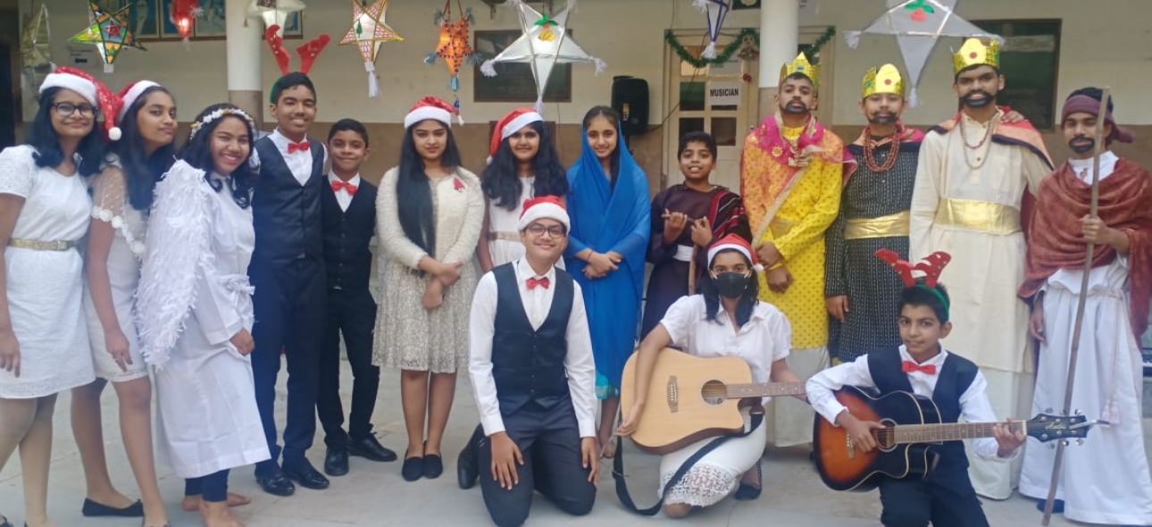 2nd place winners of Carol Singing Competition - Bal Bhavan 2021