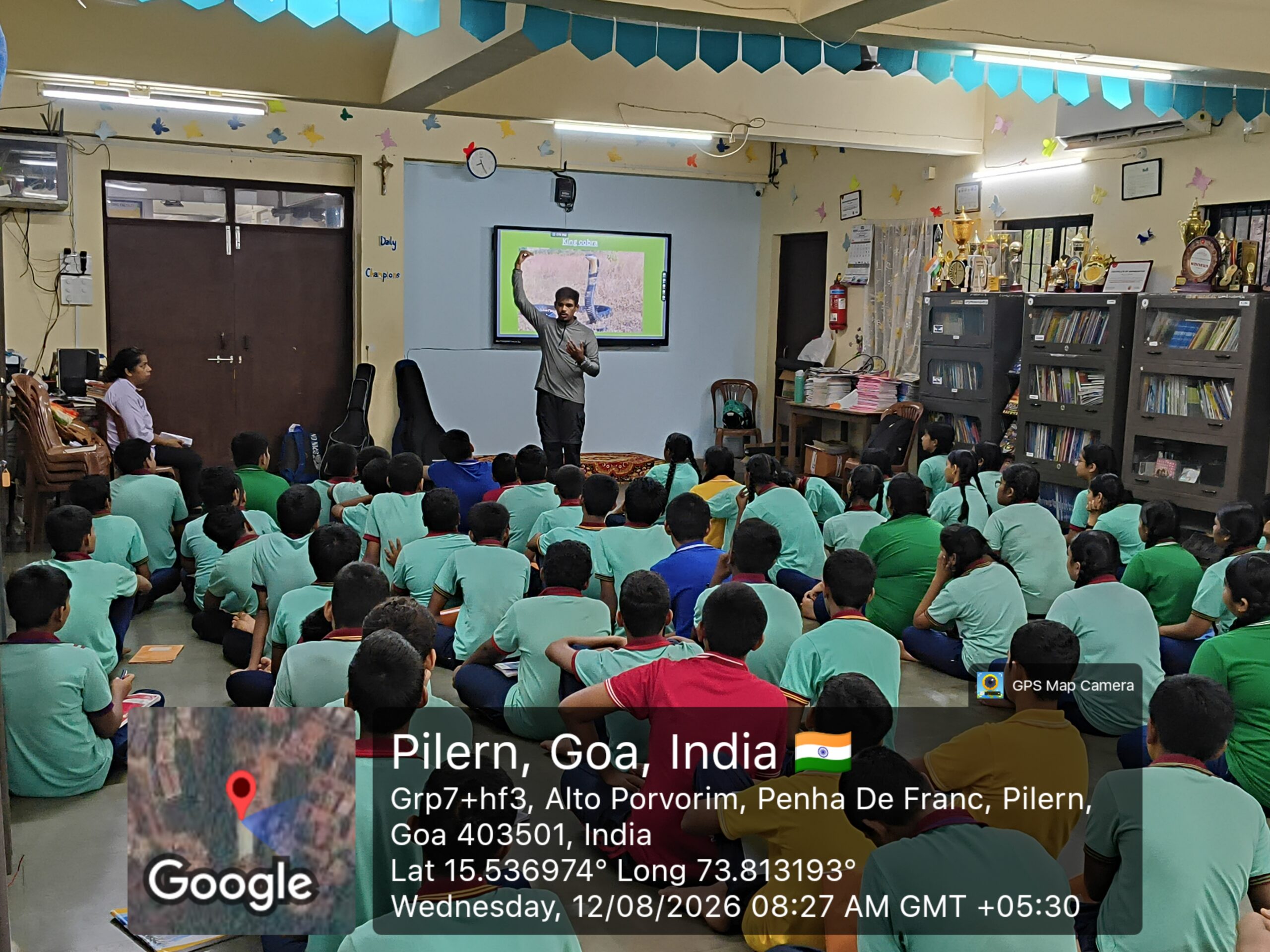 You are currently viewing A session was conducted on ‘Awareness on Snake’ for grade IX