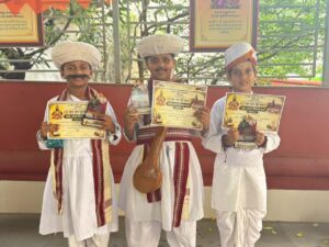 Read more about the article Students have achieved the following results in the Abhang Spardha: 🥇 Reyansh Chodankar – 1st Place                                                      🥈 Harsh Matondkar – 2nd Place                                                         🏅 Om Shetye – 1st Consolation Prize